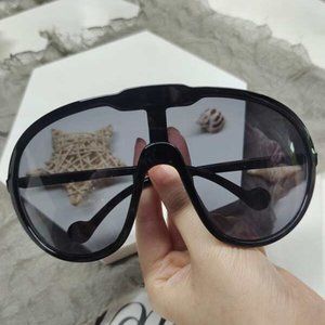 Designer Trendy Oversize Aviator Fashion Sunglasses 2023, Black